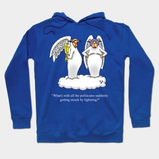 Funny Political Angel Cartoon Humor Hoodie